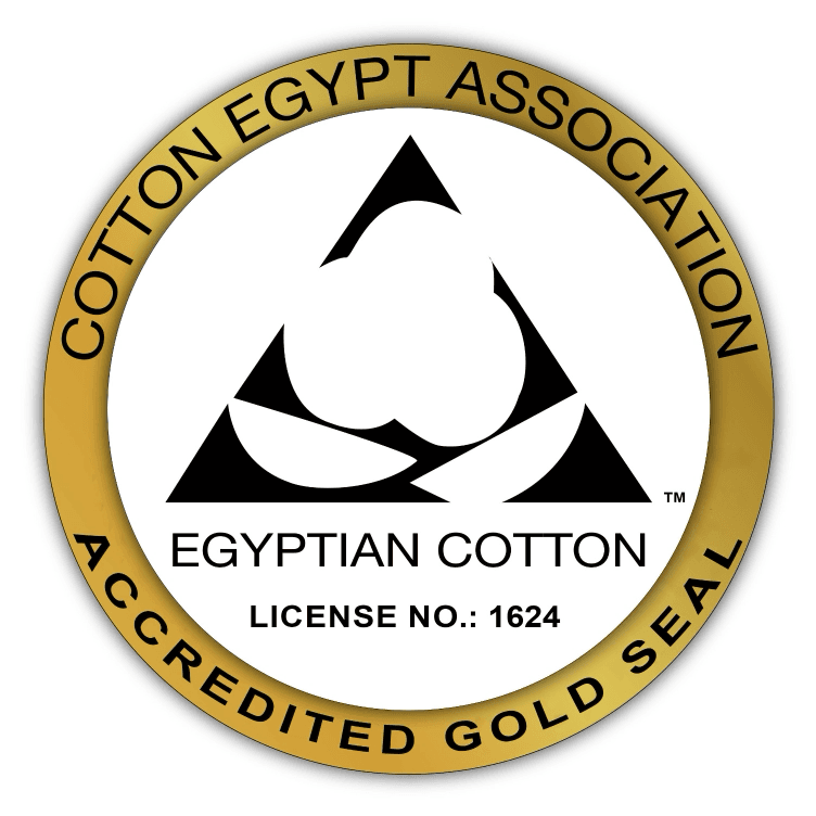 Cotton Egypt Association Accredited Gold Seal, License No. 1624
