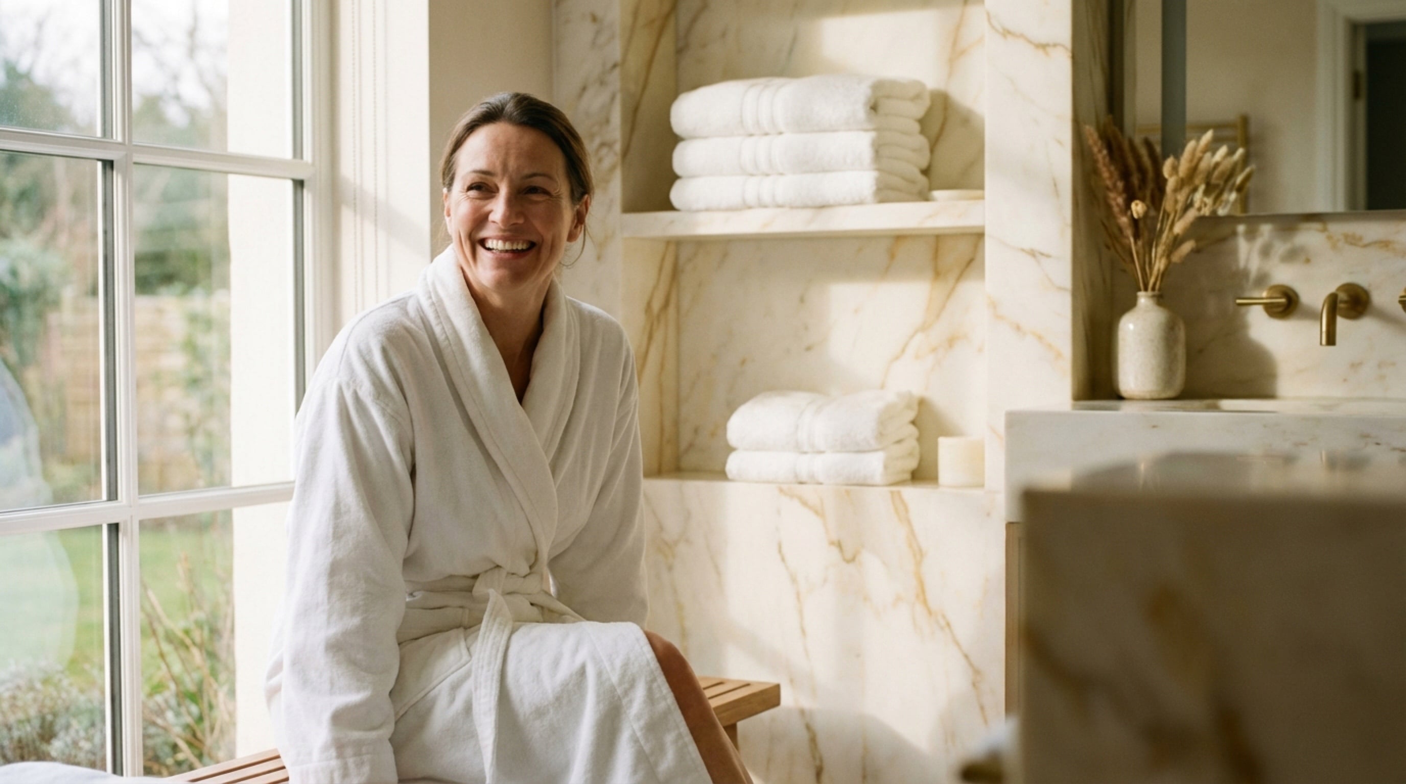Luxury Egyptian cotton towels and bath essentials