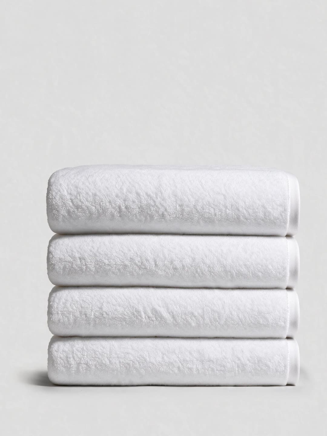 Reserve 700 GSM Egyptian cotton bath towel set of four in Pure White