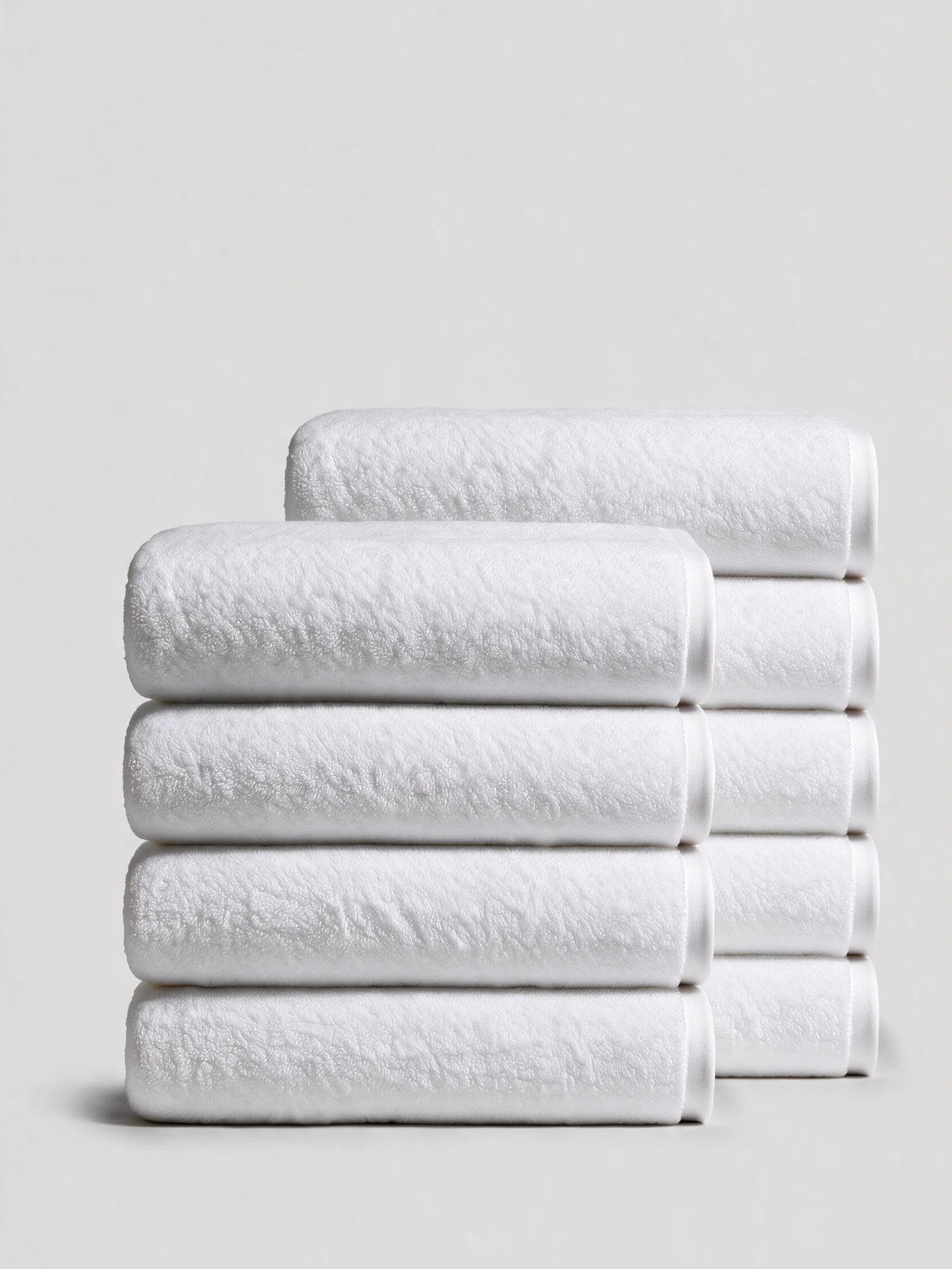 Pure White Reserve Hand Towel (Set of 8), 700 GSM Egyptian cotton