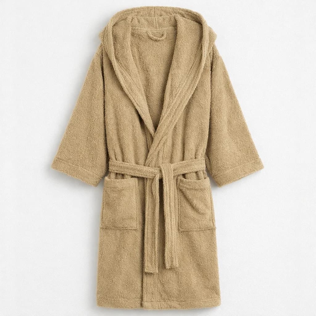 Ultra Soft Bath Robe - Beige