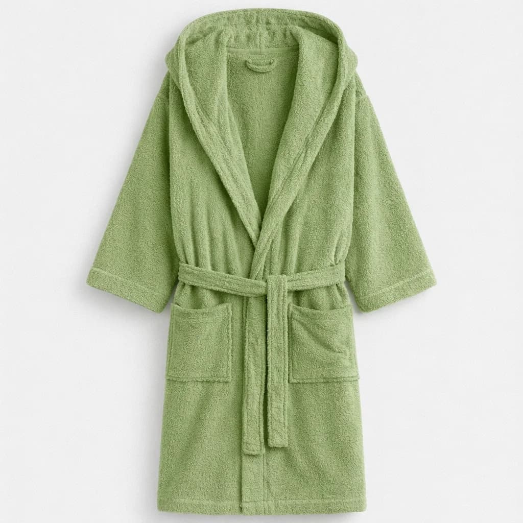 Ultra Soft Bath Robe - Pistachio Green