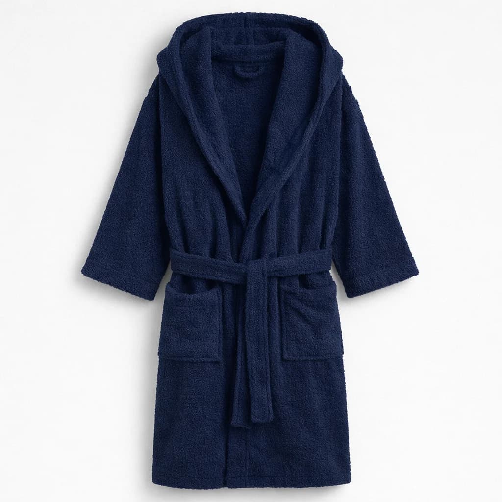 Ultra Soft Bath Robe - Navy Blue