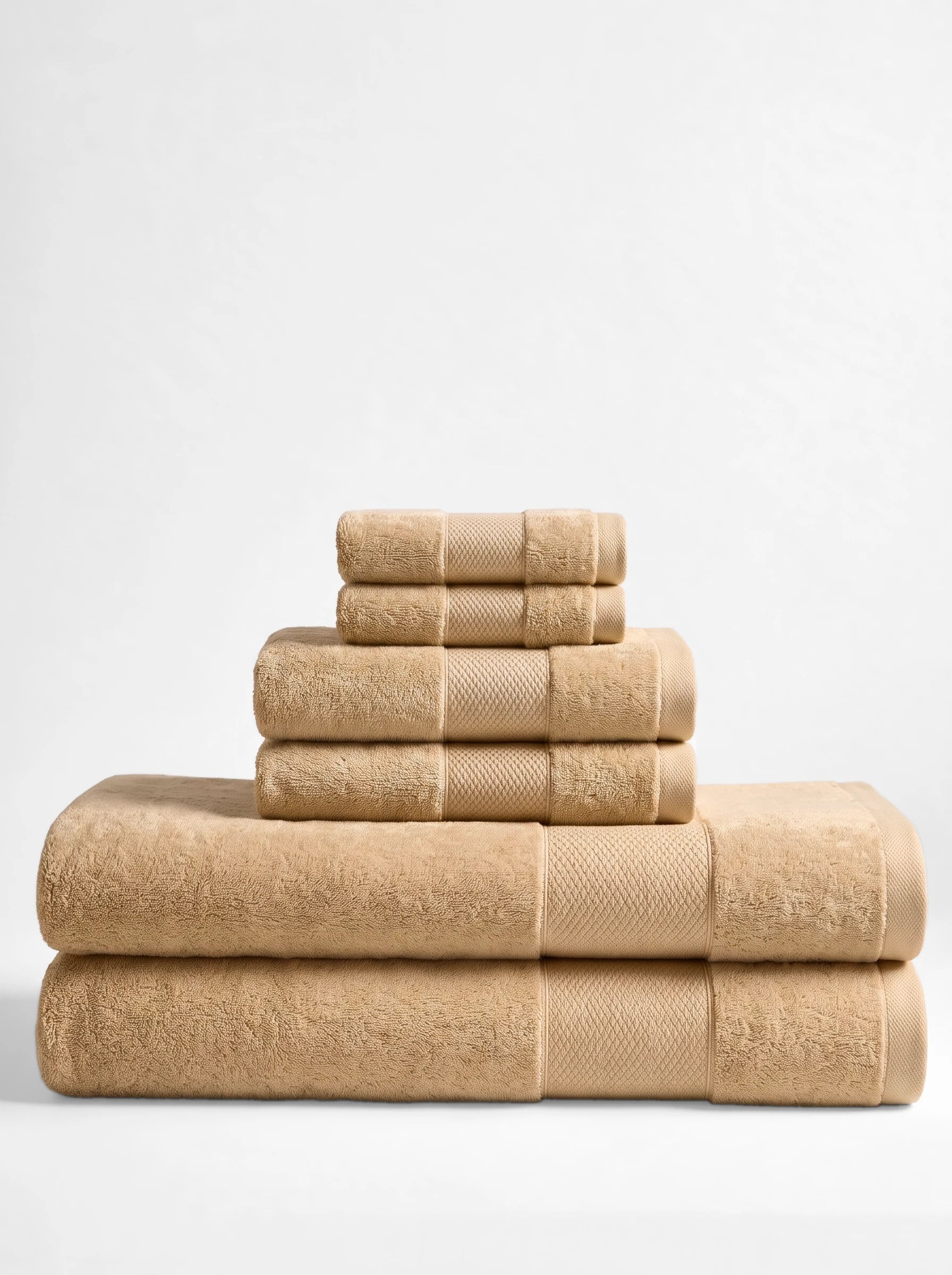 Signature Essential Bundle with Bath Sheets in Beige