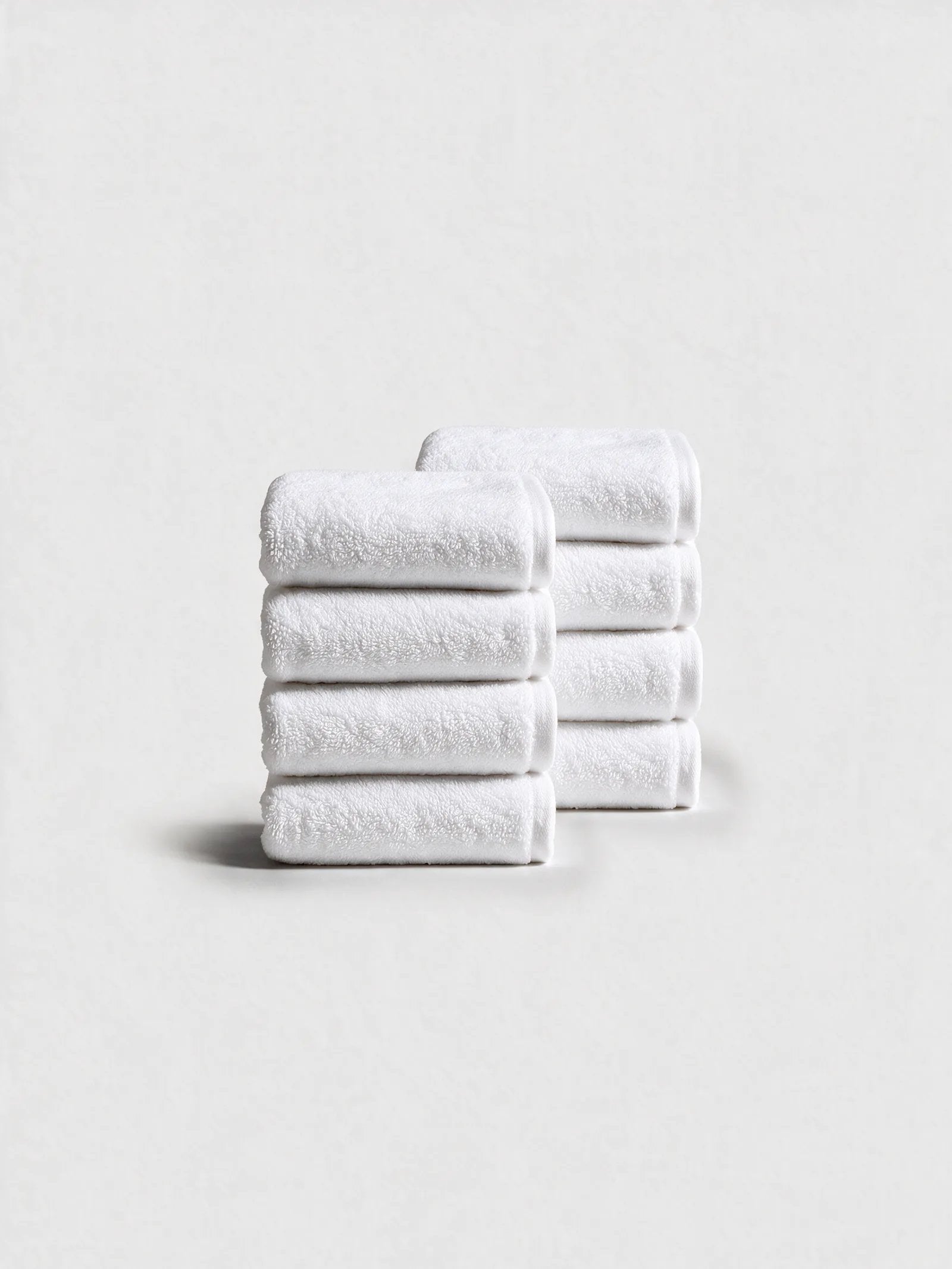 Pure White Reserve Wash Cloth (Set of 8), 700 GSM Egyptian cotton